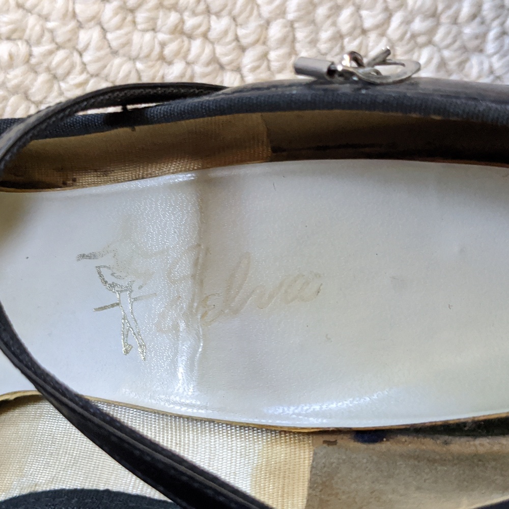 Sz 8 Tap Shoes, Black, Jingle Taps - Picture 6 of 8